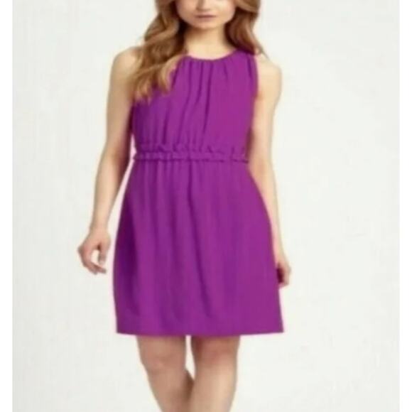 kate spade Dresses & Skirts - New Kate Spade Women's Magenta Purple Katia Crepe Sleeveless Dress Size XL
